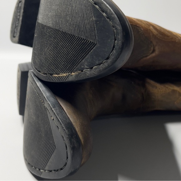 ROCKY MOUNTAIN Brown Western Cowboy Boots size 4D - Picture 8 of 10